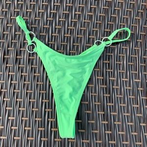 Boutine LA electric green ringer bottoms